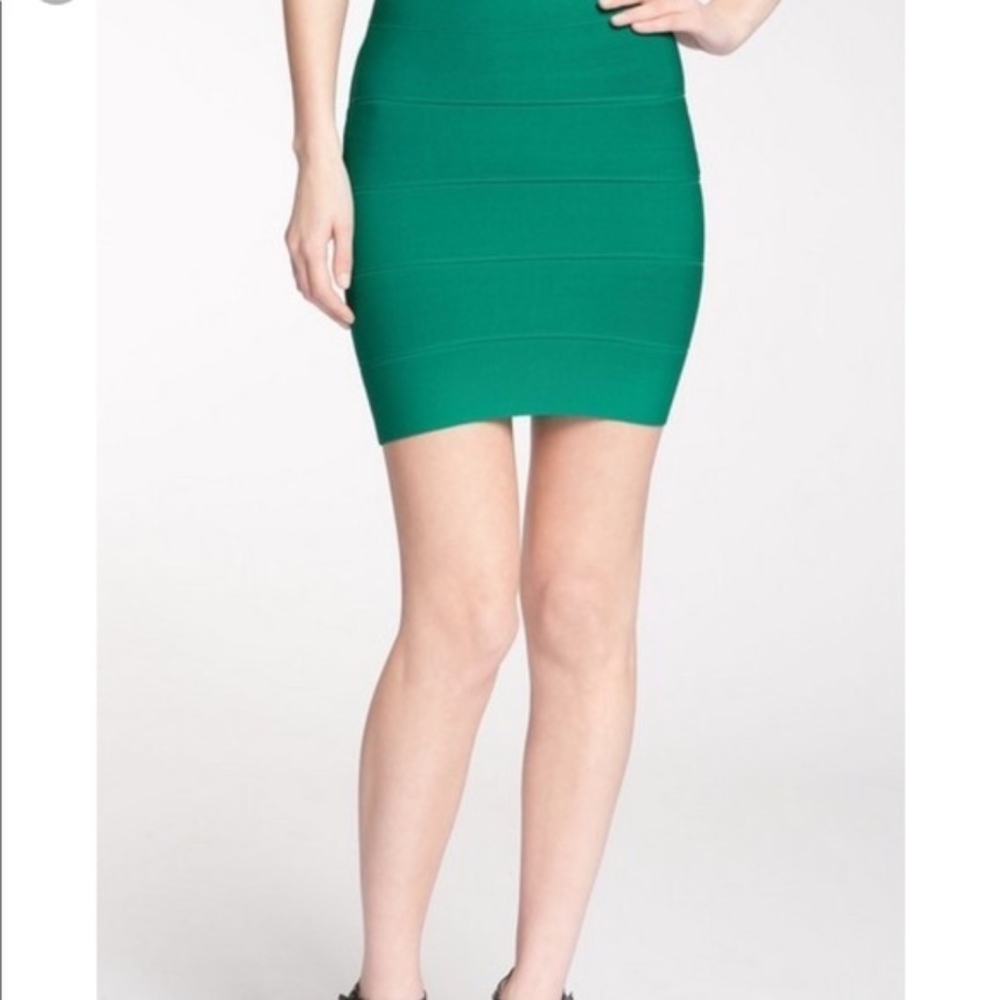 Green Max Studio bandage skirt
